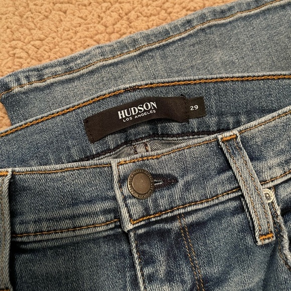 HUDSON Women's Holly High Rise, Cropped, Flare Jean - Size 29 - Picture 4 of 8